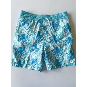 Toddler Boys Floatimini Blue Octopus Swim Shorts Size 3T